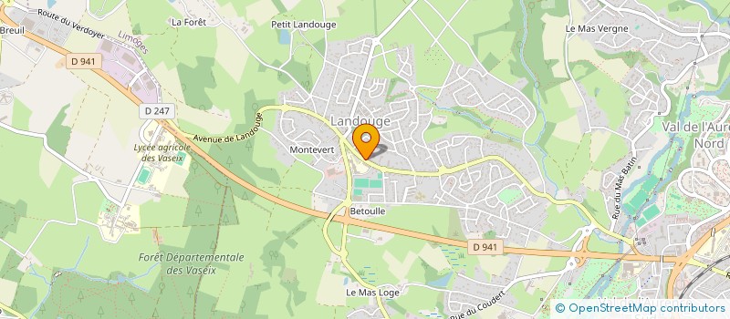 localisation de l'entreprise ASSOCIATION DES BURKINABES DU LIMOUSIN à LIMOGES