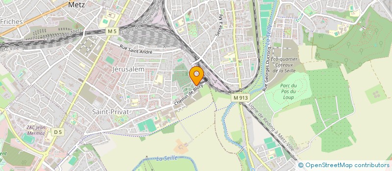 localisation de l'entreprise ASSOCIATION DES BURUNDAIS DE LA MOSELLE  MONTIGNY-LES-METZ