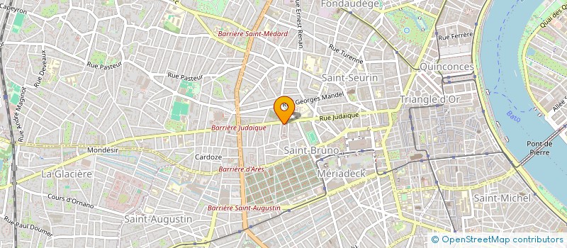 localisation de l'entreprise ASSOCIATION DES CADETS DE LA GENDARMERIE NATIONALE DE GIRONDE  BORDEAUX