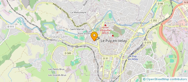 localisation de l'entreprise ASSOCIATION DES CADETS DE LA GENDARMERIE NATIONALE DE HAUTE-LOIRE à LE PUY-EN-VELAY