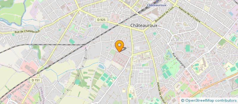 localisation de l'entreprise ASSOCIATION DES CADETS DE LA GENDARMERIE NATIONALE DE L'INDRE ACGN36 à CHATEAUROUX