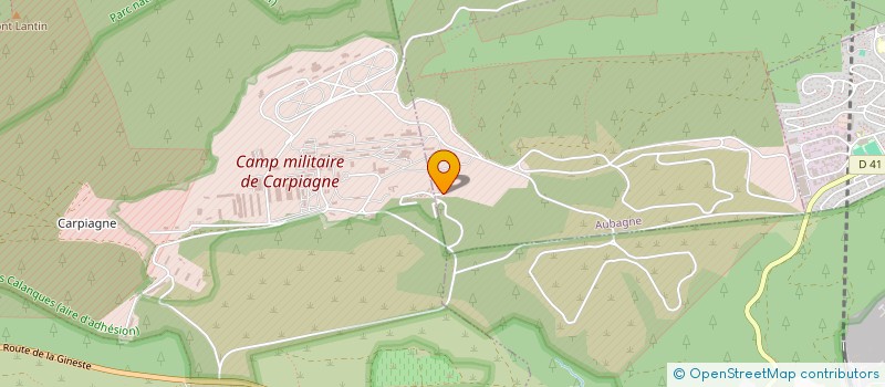 localisation de l'entreprise ASSOCIATION DES CADRES ET LEGIONNAIRES DE L'ESCADRON DE COMMANDEMENT ET DE LOGISTIQUE DU 1ER REGIMENT ETRANGER DE CAVALE à AUBAGNE