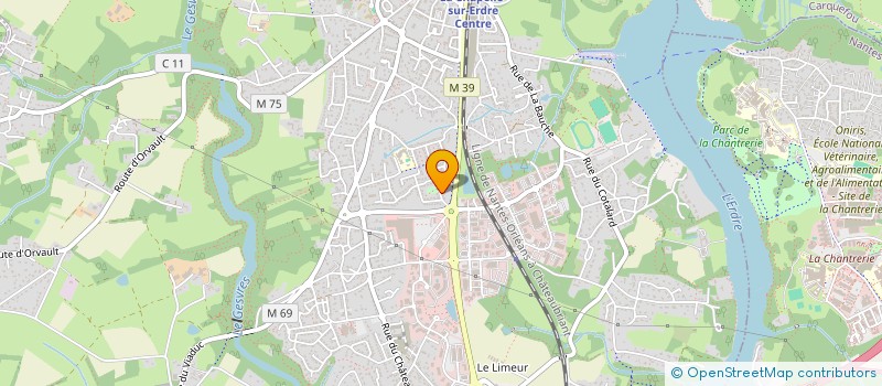 localisation de l'entreprise ASSOCIATION DES CAMBODGIENS DE NANTES  LA CHAPELLE-SUR-ERDRE