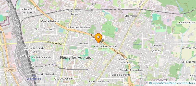 localisation de l'entreprise ASSOCIATION DES CAMEROUNAIS DE FRANCE (ACF) à FLEURY-LES-AUBRAIS