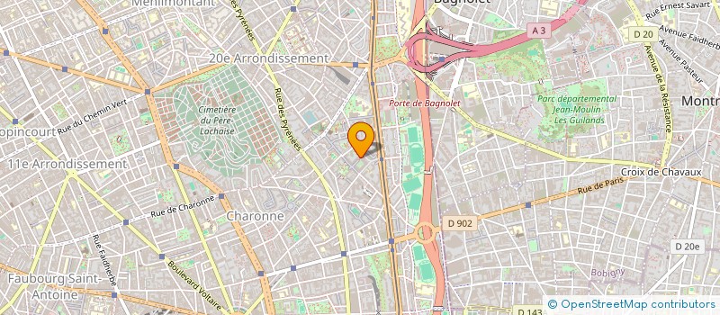 localisation de l'entreprise ASSOCIATION DES CARDEURS  PARIS