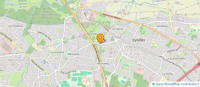 localisation de l'entreprise ASSOCIATION DES CATHOLIQUES SENEGALAIS DE GIRONDE (A.C.S.G.) à EYSINES