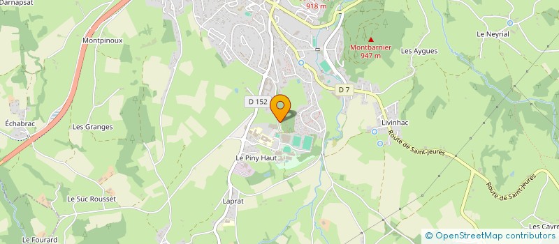 localisation de l'entreprise ASSOCIATION DES CAVALIERS D YSSINGEAUX à YSSINGEAUX