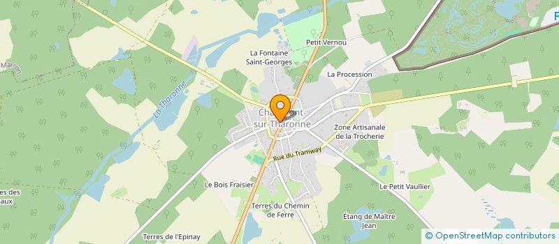 localisation de l'entreprise ASSOCIATION DES CAVALIERS DE FRANCE  CHAUMONT-SUR-THARONNE