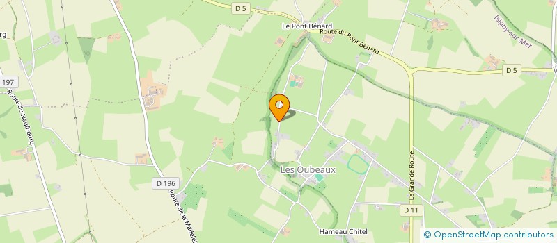 localisation de l'entreprise ASSOCIATION DES CAVALIERS DES EMBRUNS  ISIGNY-SUR-MER