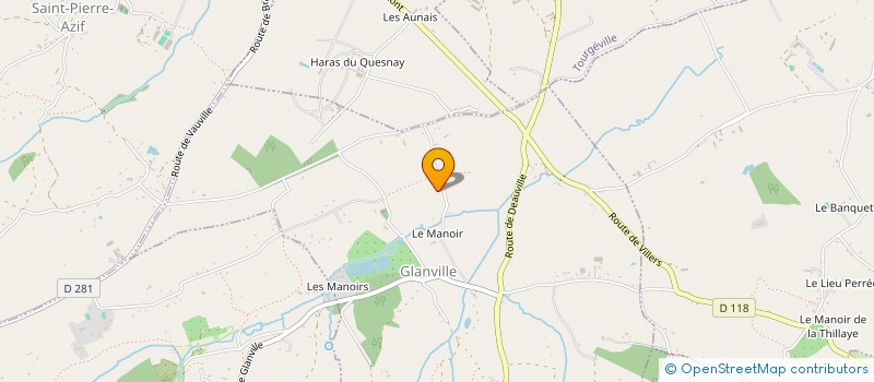 localisation de l'entreprise ASSOCIATION DES CAVALIERS DU HARAS DU MANOIR  SAINT-PIERRE-AZIF