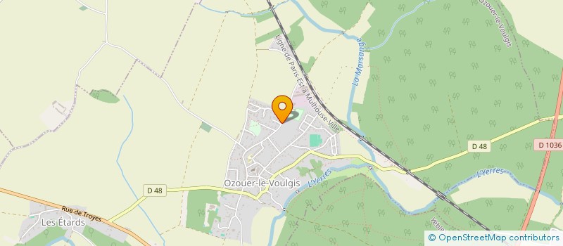 localisation de l'entreprise ASSOCIATION DES CAVALIERS DU VOULGIS  OZOUER-LE-VOULGIS