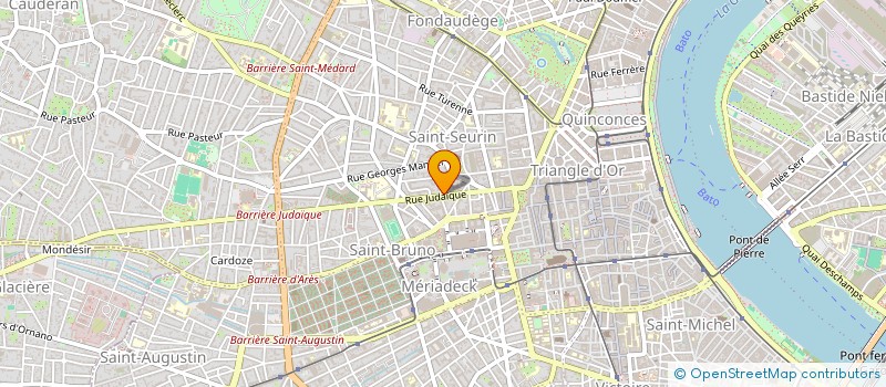 localisation de l'entreprise ASSOCIATION DES CENTRALIENS ET SUPELEC EN AQUITAINE  BRUGES