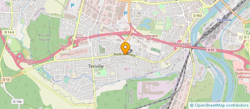 localisation de l'entreprise ASSOCIATION DES CENTRES AERES TERVILLOIS à TERVILLE