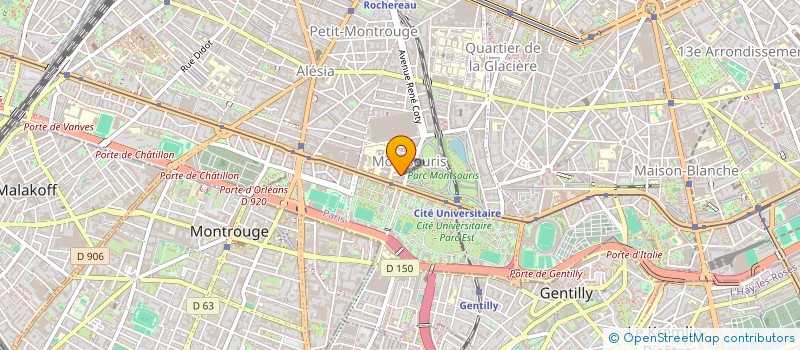 localisation de l'entreprise ASSOCIATION  DES CENTRES DE FORMATION  D'ASSISTANTS DE SERVICE SOCIAL DE L 'ILE DE FRANCE  PARIS