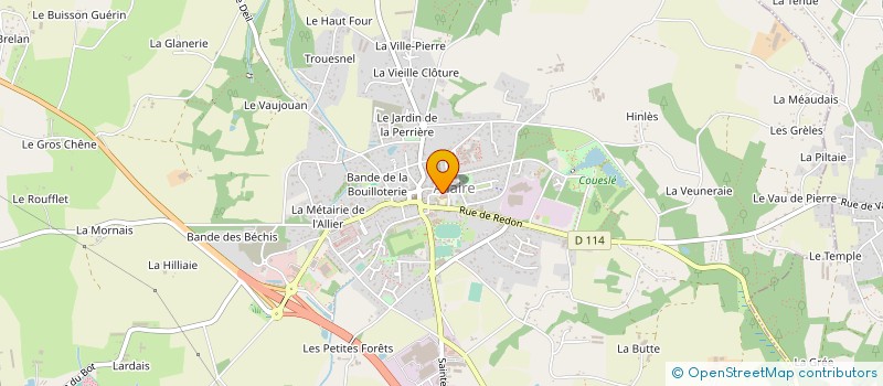 localisation de l'entreprise ASSOCIATION DES CENTRES DE SOINS D'ALLAIRE-MALANSAC  ALLAIRE