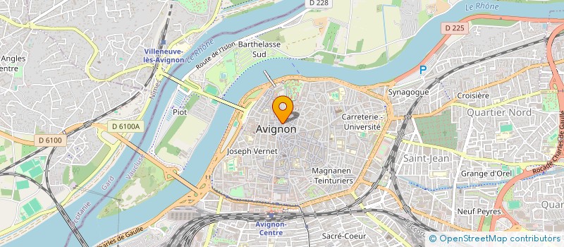 localisation de l'entreprise ASSOCIATION DES CENTRES DRAMATIQUES NATIONAUX ET REGIONAUX  AVIGNON