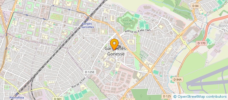 localisation de l'entreprise ASSOCIATION DES CENTRES EDUCATIFS CHARLES PEGUY  GARGES-LES-GONESSE