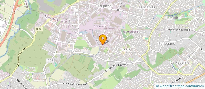 localisation de l'entreprise ASSOCIATION DES CENTRES NATIONAUX DES ARTS DE LA RUE ET DE L'ESPACE PUBLIC à TOURNEFEUILLE