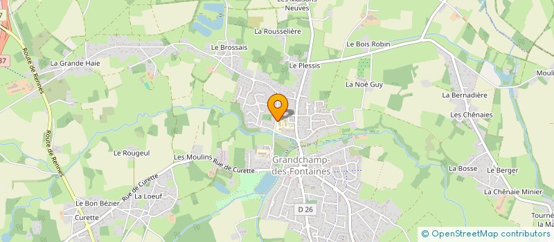 localisation de l'entreprise ASSOCIATION DES CENTS SILLONS (ACS)  GRANDCHAMP-DES-FONTAINES