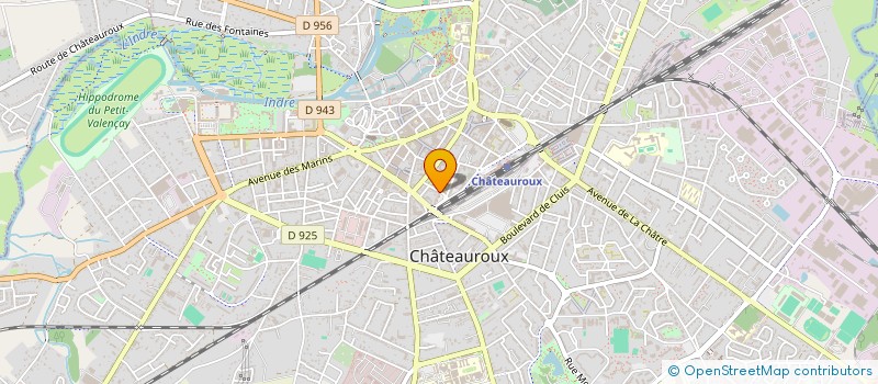 localisation de l'entreprise ASSOCIATION DES CHARCUTIERS DE L'INDRE à CHATEAUROUX
