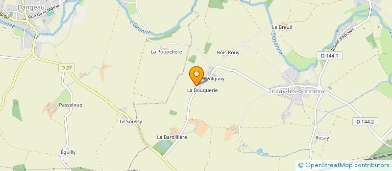 localisation de l'entreprise ASSOCIATION DES CHASSEURS DE COULOMMIERS à ALLUYES