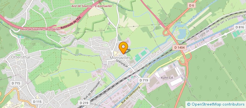 localisation de l'entreprise ASSOCIATION DES CHASSEURS DE HUNEBOURG  MONSWILLER