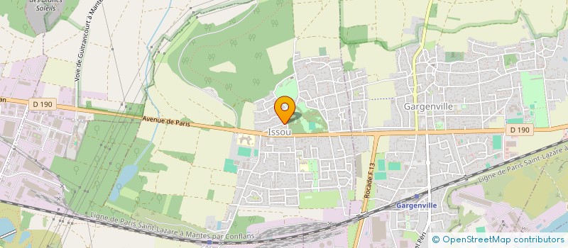 localisation de l'entreprise ASSOCIATION DES CHASSEURS DE LA COMMUNE D'ISSOU  ISSOU