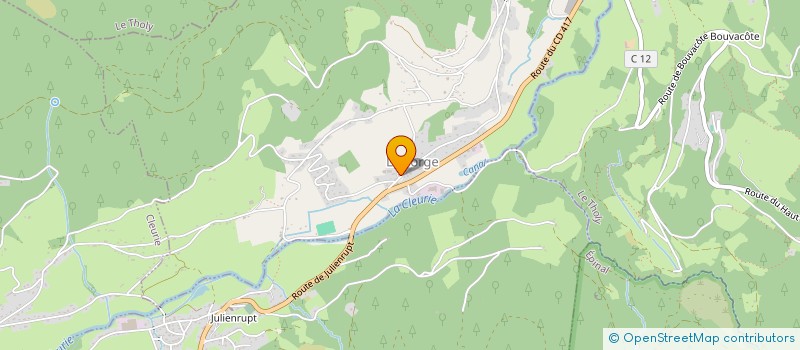 localisation de l'entreprise ASSOCIATION DES CHASSEURS DE LA FORGE  LA FORGE