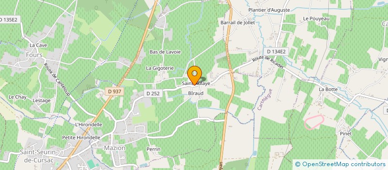 localisation de l'entreprise ASSOCIATION DES CHASSEURS DE MAZION  MAZION