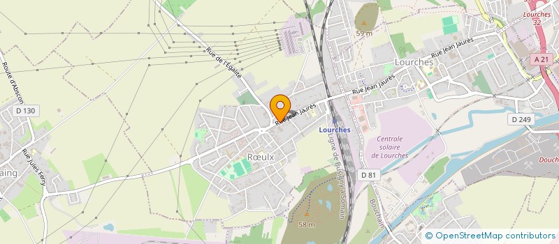 localisation de l'entreprise ASSOCIATION DES CHASSEURS DE ROEULX à RŒULX