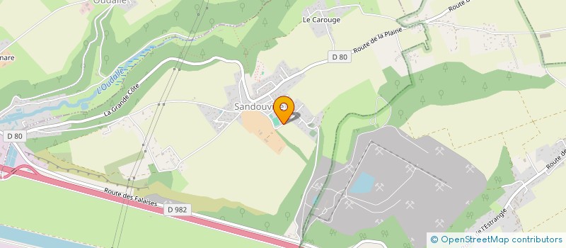 localisation de l'entreprise ASSOCIATION DES CHASSEURS DE SANDOUVILLE  SANDOUVILLE