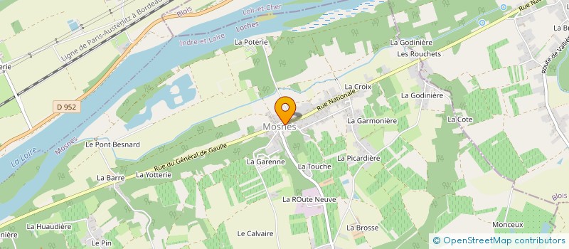 localisation de l'entreprise ASSOCIATION DES CHASSEURS DE SOUVIGNY-DE-TOURAINE  SOUVIGNY-DE-TOURAINE