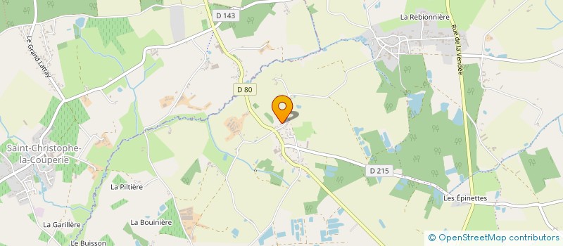 localisation de l'entreprise ASSOCIATION DES CHASSEURS DES GASTINES à MONTREVAULT-SUR-EVRE