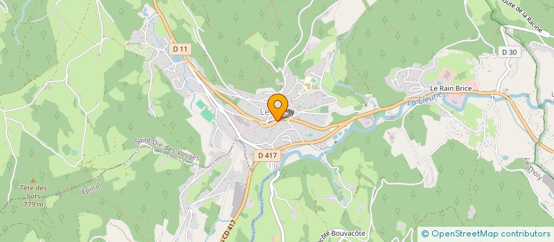 localisation de l'entreprise ASSOCIATION DES CHASSEURS DU THOLY  LE THOLY