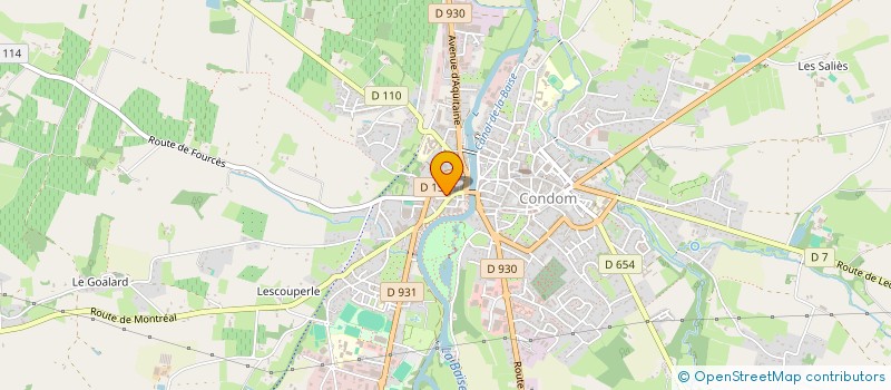 localisation de l'entreprise ASSOCIATION DES CHASSEURS ET PROPRIETAIRES DE CASSAIGNE  CASSAIGNE