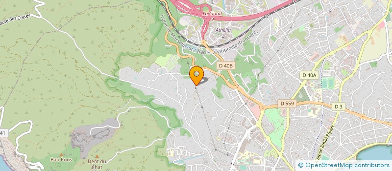 localisation de l'entreprise ASSOCIATION DES CHASSEURS ET PROPRIETAIRES DE CEYRESTE à CEYRESTE