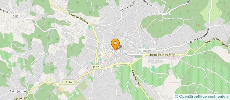 localisation de l'entreprise ASSOCIATION DES CHASSEURS LORGUAIS  LORGUES