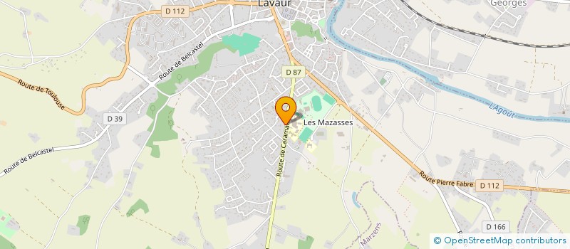 localisation de l'entreprise ASSOCIATION DES CHASSEURS PROPRIETAIRES DE LA REGION DE PAULIN, COMMUNE DE LAVAUR  LAVAUR