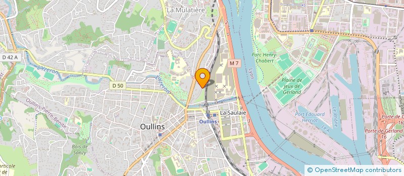 localisation de l'entreprise ASSOCIATION DES CHAUFFEURS INDEPENDANTS LYONNAIS (ACIL)  OULLINS-PIERRE-BENITE