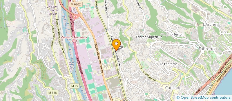 localisation de l'entreprise ASSOCIATION DES CHERS DISPARUS DES MOULINS à NICE