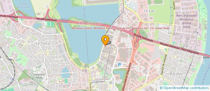 localisation de l'entreprise ASSOCIATION DES CHEVALIERS DE L'ECRITURE  BORDEAUX