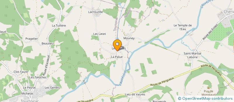 localisation de l'entreprise ASSOCIATION DES CHIENS CARALCOS  TOURTOIRAC