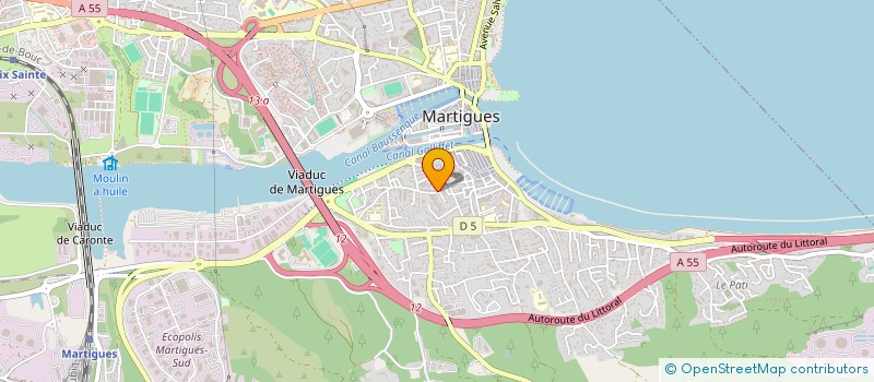 localisation de l'entreprise ASSOCIATION DES CHIRURGIENS DENTISTES DE L'ETANG à MARTIGUES