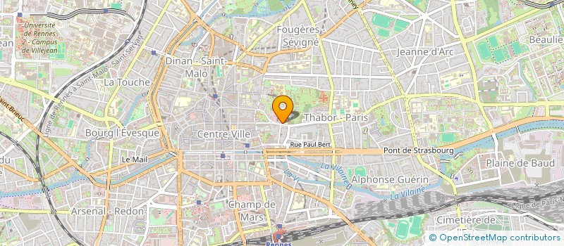 localisation de l'entreprise ASSOCIATION DES CIGALES DE BRETAGNE  RENNES