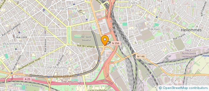 localisation de l'entreprise ASSOCIATION DES CIGALES DES HAUTS DE FRANCE à LILLE