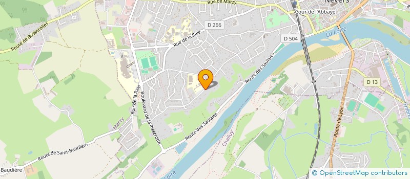 localisation de l'entreprise ASSOCIATION DES CINEPHAGES DE NEVERS à NEVERS