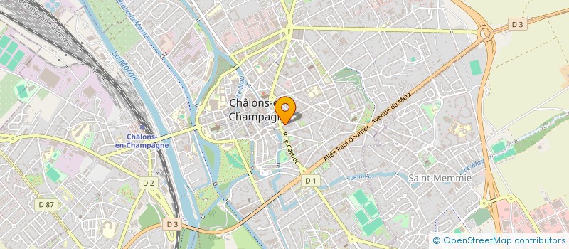 localisation de l'entreprise ASSOCIATION DES CITES EN CHAMPAGNE DE PREVENTION à CHALONS-EN-CHAMPAGNE