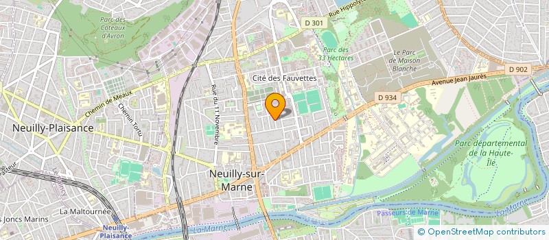 localisation de l'entreprise ASSOCIATION DES CITOYENS ISSUS DE LA DIVERSITE à NEUILLY-SUR-MARNE