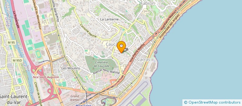 localisation de l'entreprise ASSOCIATION DES CITOYENS POUR LE CO-DEVELOPPEMENT SOLIDAIRE-ACCOS à NICE