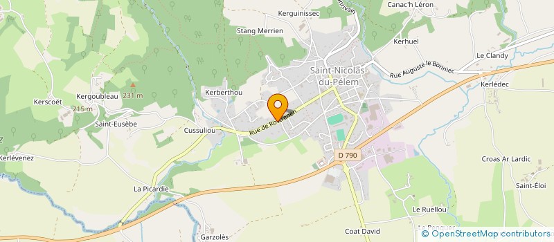 localisation de l'entreprise ASSOCIATION DES CITOYENS VALIDES ET INVALIDES  SAINT-NICOLAS-DU-PELEM